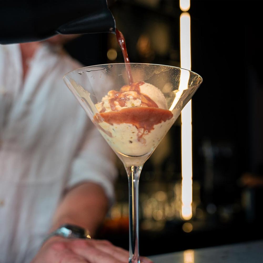 Image of gelato cocktail - Finesse Cluj.